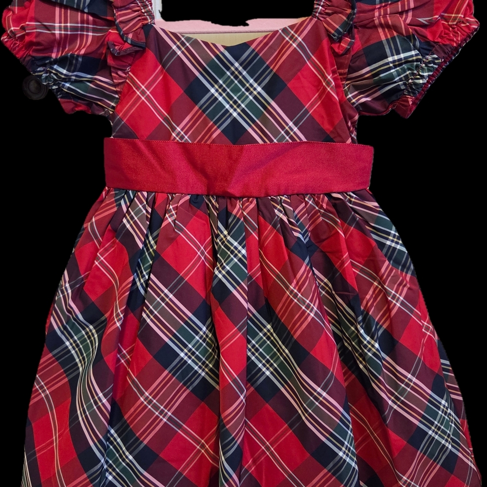 Janie and Jack Red Plaid Dress